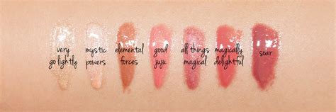 Fall in love with Mac's lipglass swatch collection